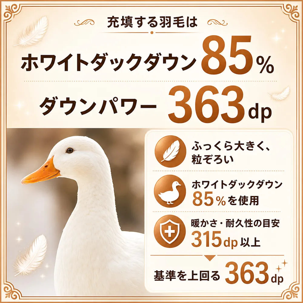 羽毛布団打ち直し（リフォーム）エコノミーコース