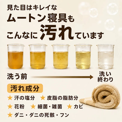 [保管付] ムートン寝具クリーニング